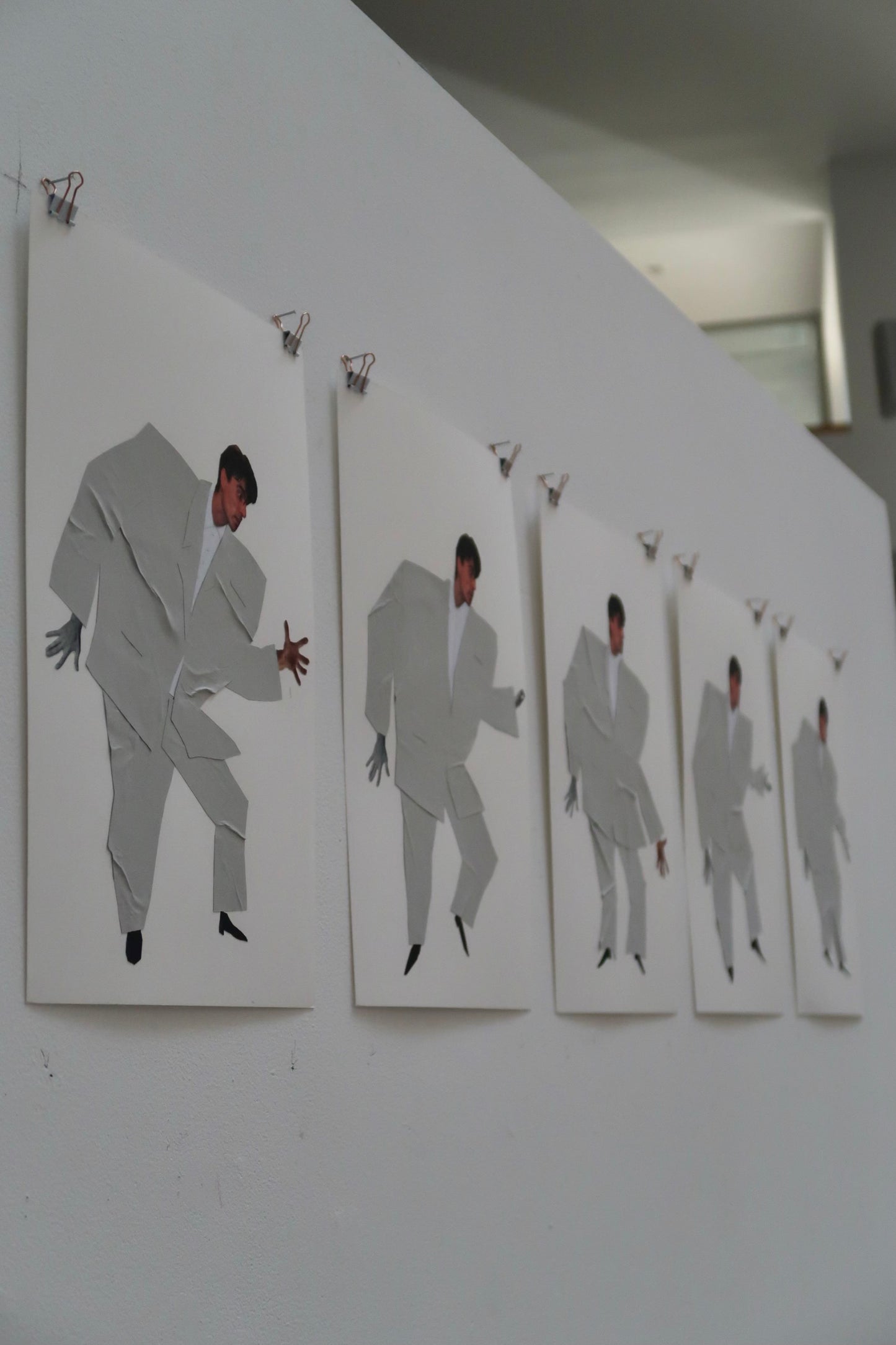 'Byrning Down The House' Talking Heads Original Mounted Collage