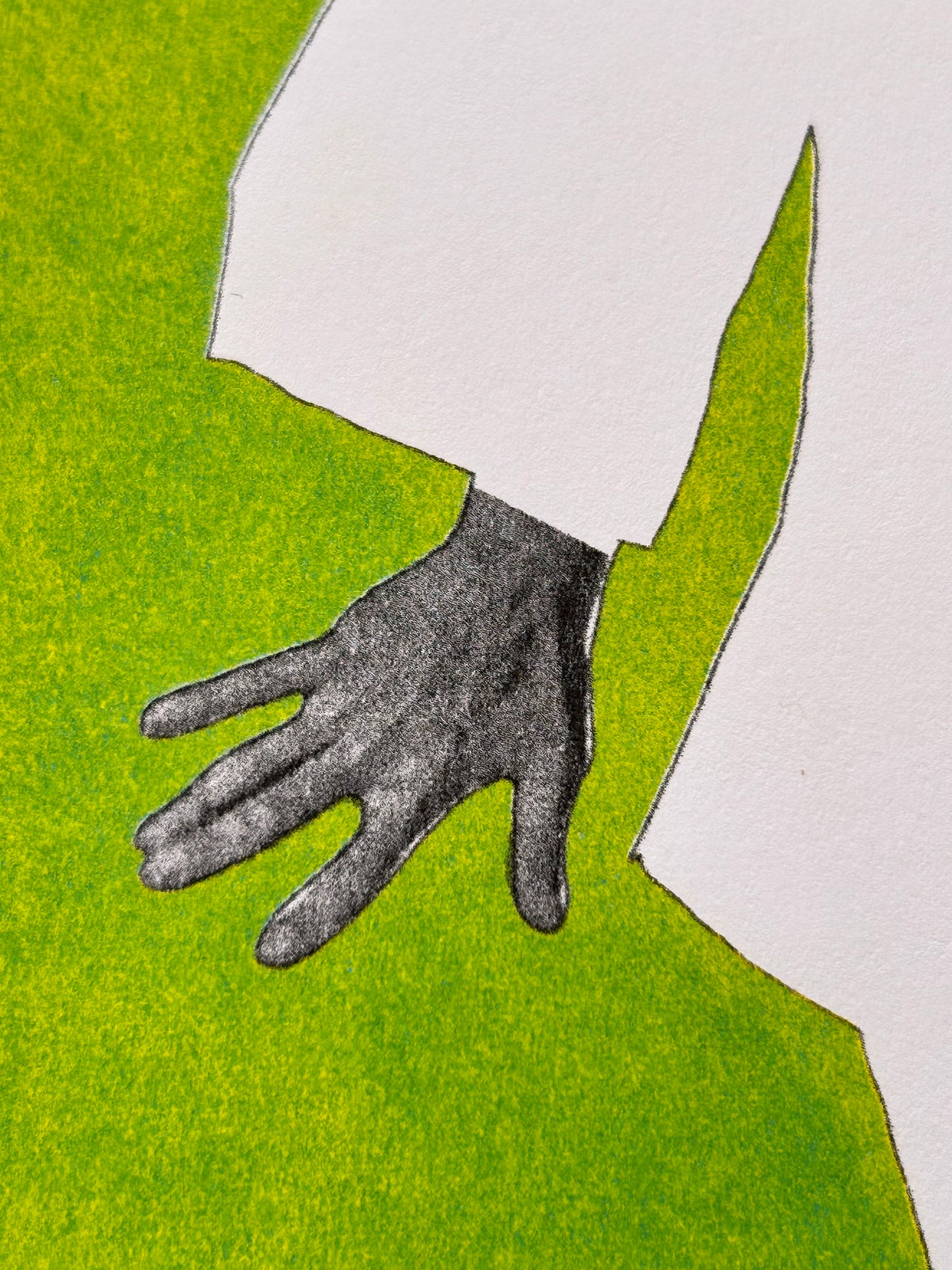 'Byrning Down The House' A3 Risograph