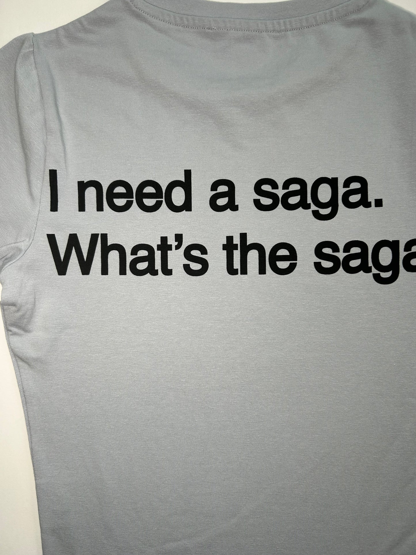 JOSH POWDER BLUE FITTED CREW T SHIRT