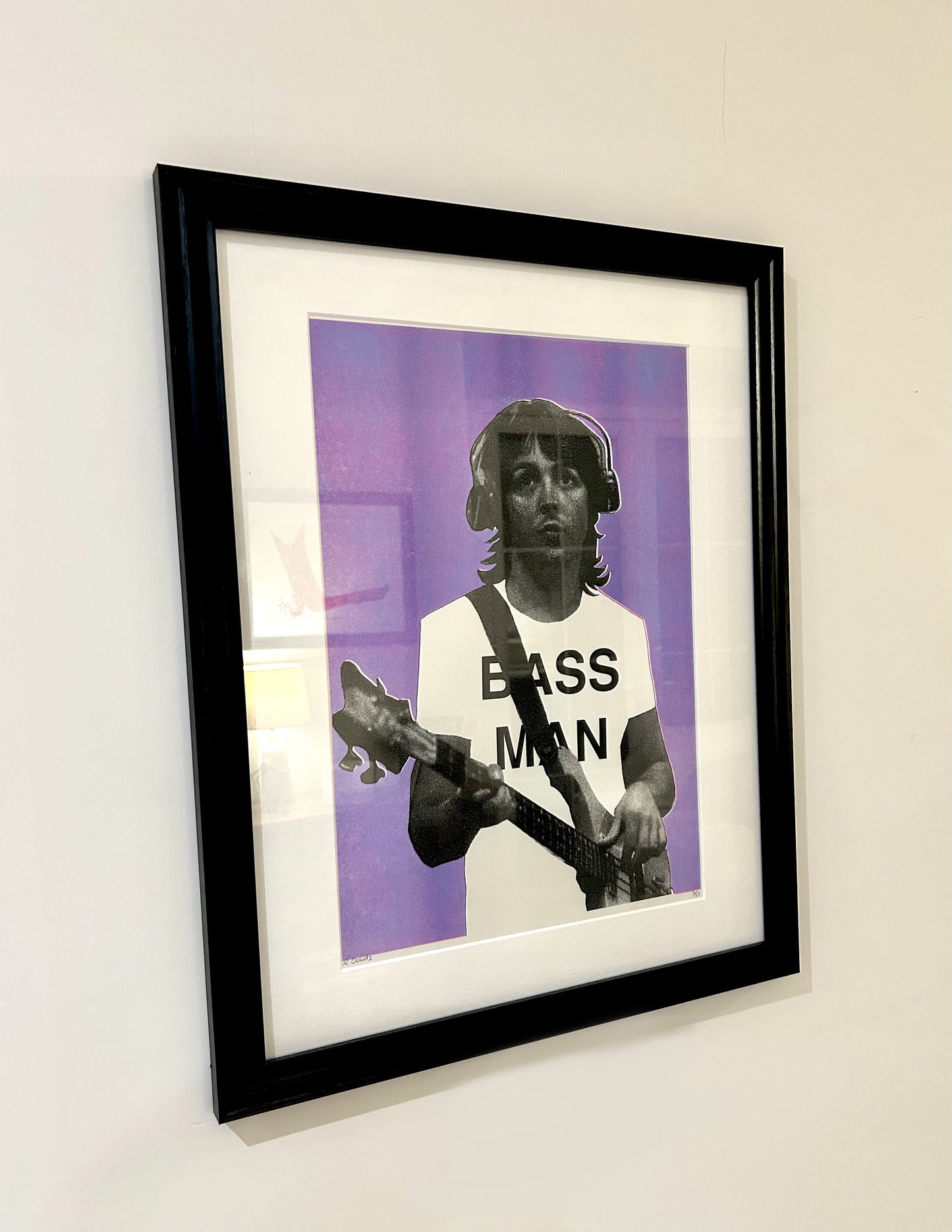 'Bassman' Paul McCartney A3 Risograph