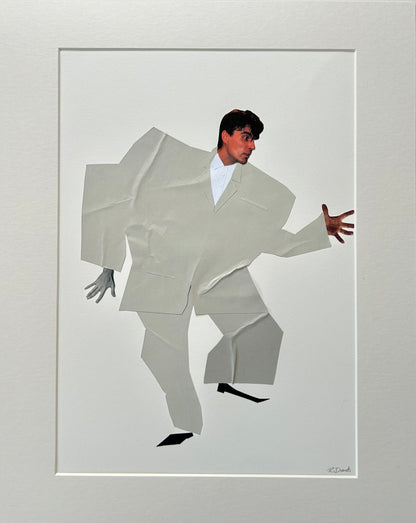 'Byrning Down The House' Talking Heads Original Mounted Collage