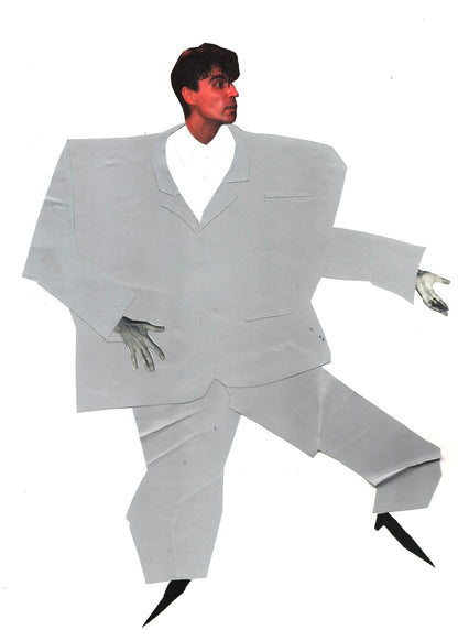 'Byrning Down The House' Talking Heads Original Mounted Collage