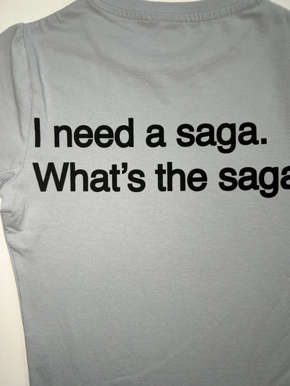 JOSH POWDER BLUE FITTED CREW T SHIRT